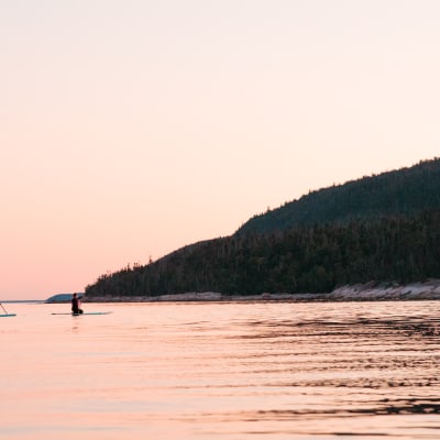 SUP sur le fleuve - Location d'équipement