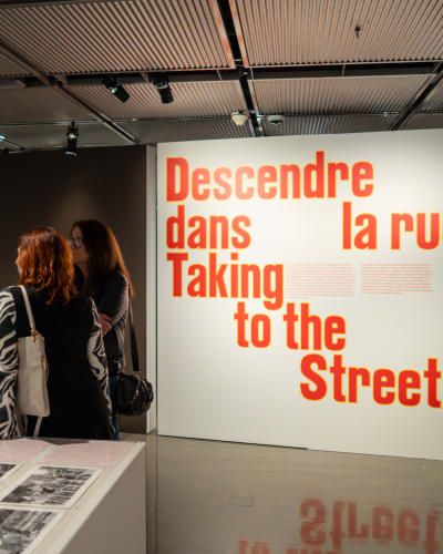 Exposition dans un musée