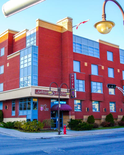 Extérieur de l'Auberge de la Gare.