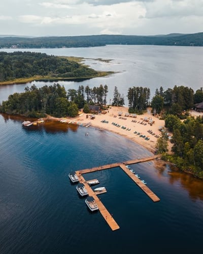 Auberge du Lac Taureau - Plan d'eau
