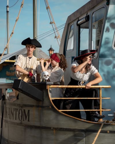 À bord du Bateau Fantôme au Vieux-Port de Montréal