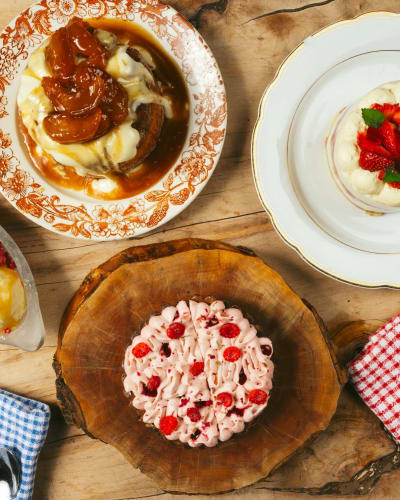 Des plats gastronomiques de la Cabane à sucre Au pied de cochon.
