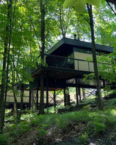 Les chalets de cabin Sutton.