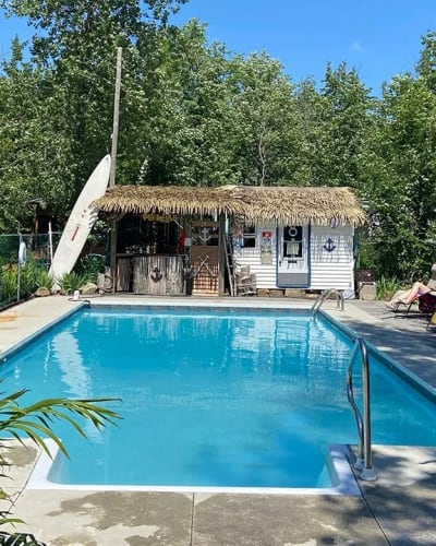 Camping Domaine du Lac - Petite piscine extérieure