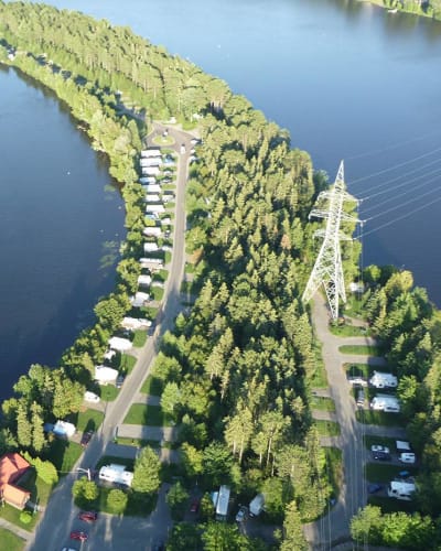 Camping du Parc de l’île Melville - Vue aérienne