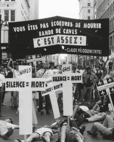 Deuil actif  - Le militantisme esthétique d’ACT UP Montréal