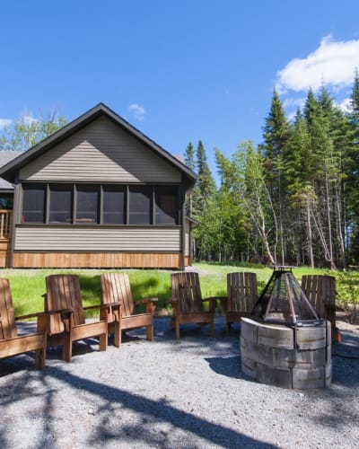 Chalets de la réserve faunique de Rimouski