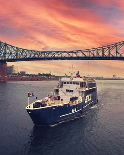 Souper-croisière 3 services à Montréal