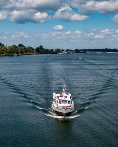 Croisière sur la rivière Richelieu.