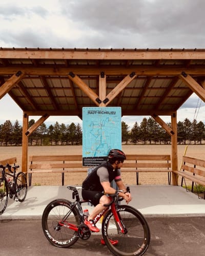 Pistes cyclables dans le Haut-Richelieu