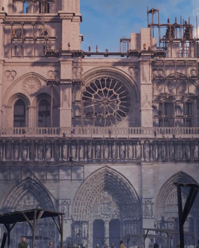 Éternelle Notre-Dame - Extérieure d'une cathédrale.