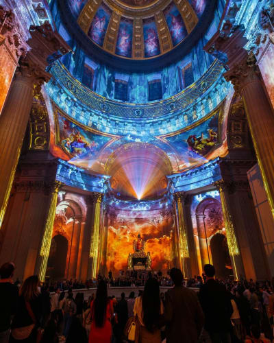 Spectacle aura à l'église Saint-Roch.