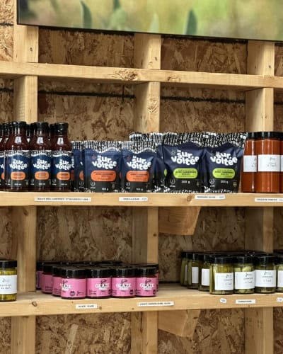 Produits de la camerise.