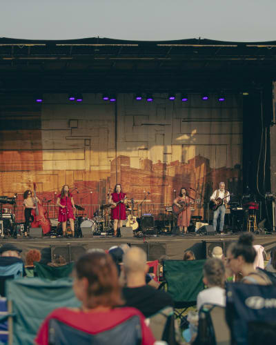 Festival SuperFolk Morin-Heights - Une scène extérieure