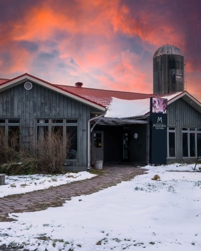 Fromagerie Missiska en hiver.
