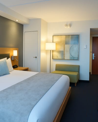 Chambre de l'hôtel Forestel