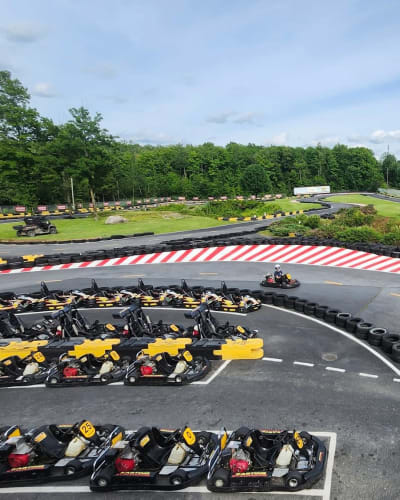 Piste de karting.