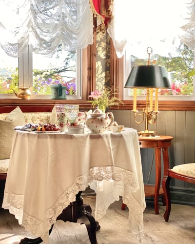 Salon de thé.