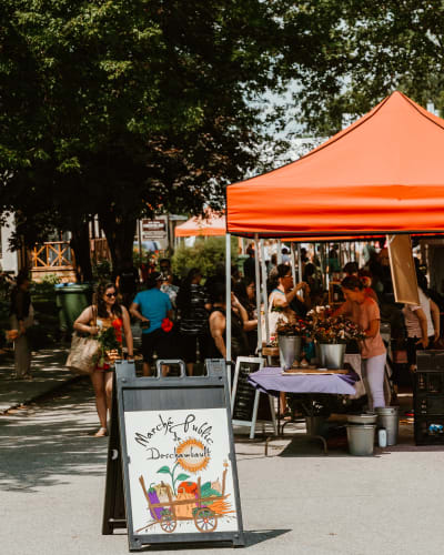 Marché public de Deschambault