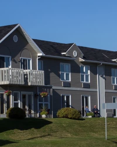 Vue extérieure du Motel Le Point de Vue.