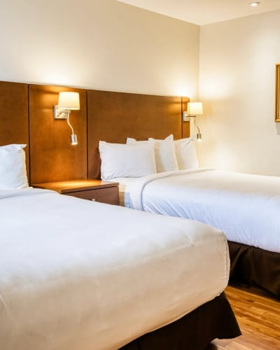 Motel Mistral - Chambre avec deux lits