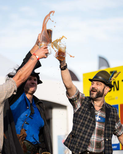 Bières à l'Oktoberfest de Repentigny.