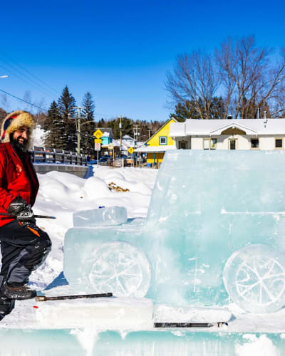 Saint-Côme en glace.