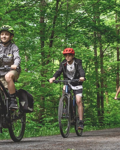 Forfait Aventure à vélo - Station Duchesnay & Vélopiste Jacques-Cartier/Portneuf