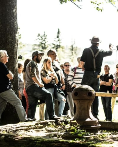Step into the living history of the loggers
