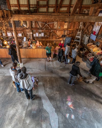 Boutique du Vergers écologiques Philion.