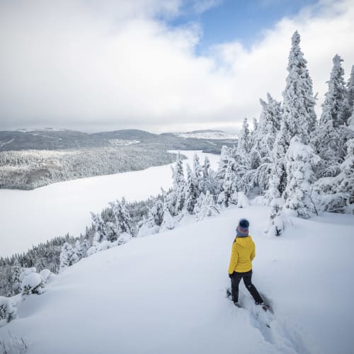 Snowshoeing