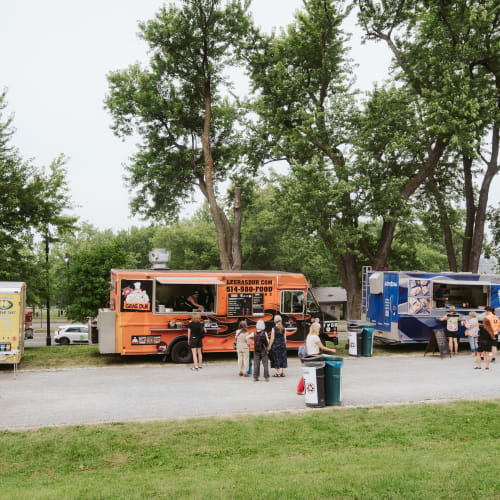 Camions de cuisine de rue