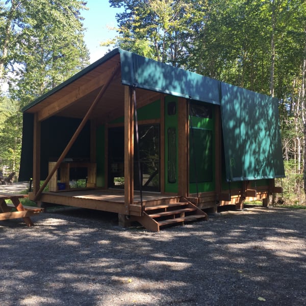 Campground at réserve faunique de Port-Daniel