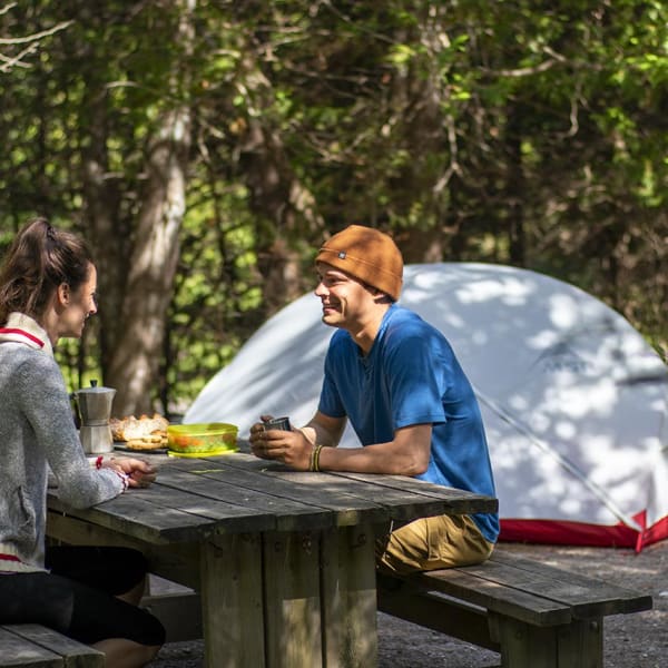Camping du parc national de la Gaspésie