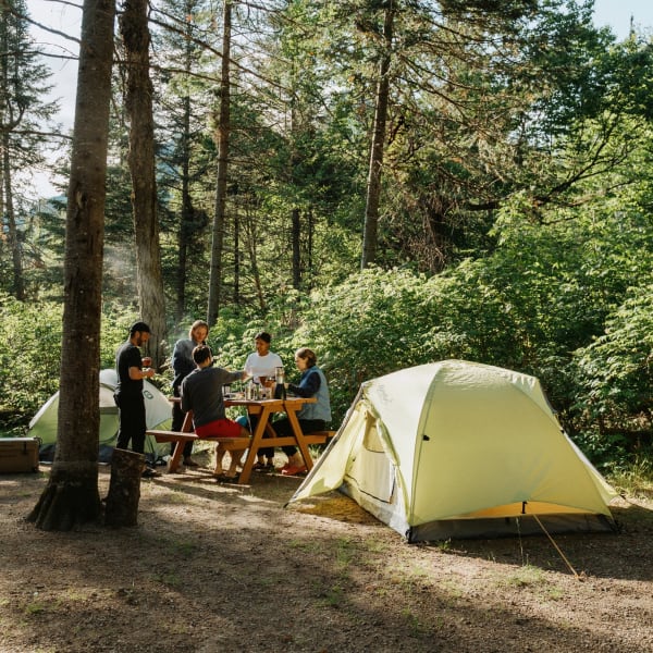 Camping du parc national des Hautes-Gorges-de-la-Rivière-Malbaie