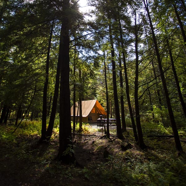 Camping du parc national de la Yamaska