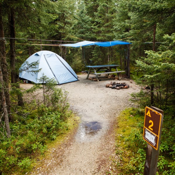 Camping du parc national des Grands-Jardins