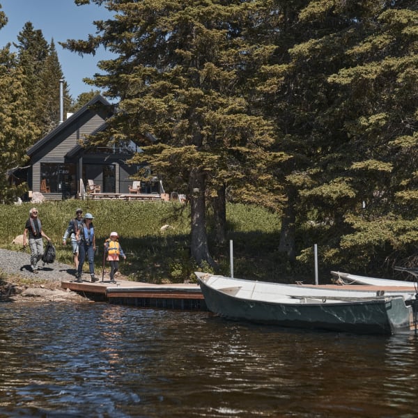 Chalets de la réserve faunique de Rimouski