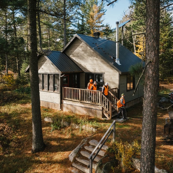 Chalets de la réserve faunique Mastigouche