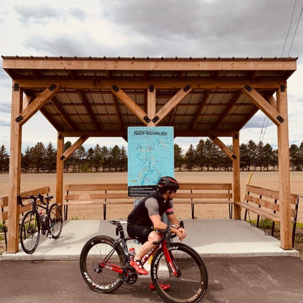 Pistes cyclables dans le Haut-Richelieu