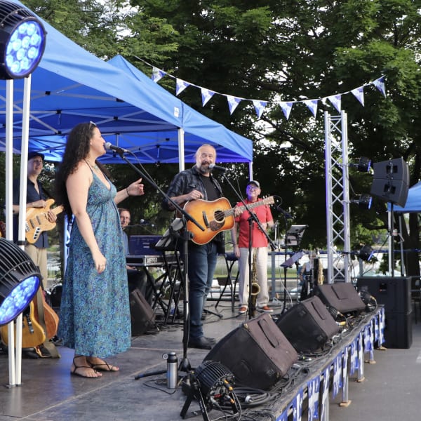 Fête national du Québec à Sainte-Anne-de-Bellevue: scène