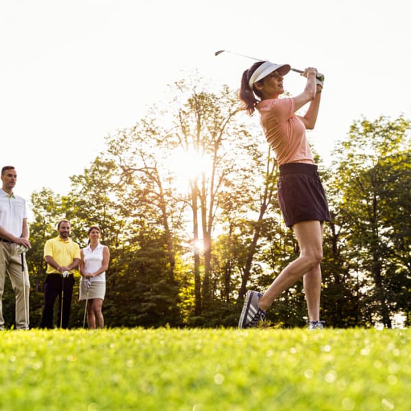 Golfer en Petite Nation