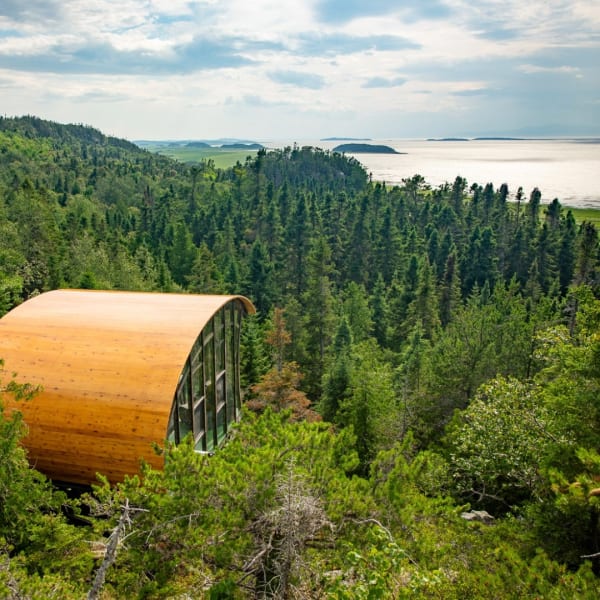 Cabine panoramique à Les Perchoirs du Cirque.