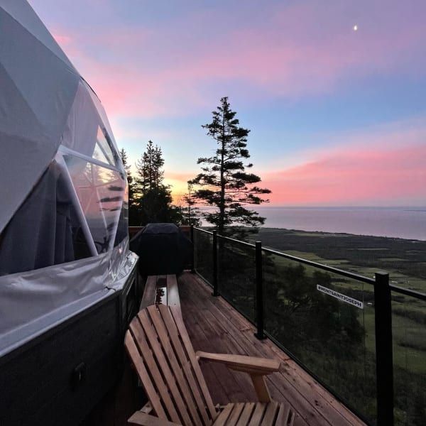 Geodome at sunrise.