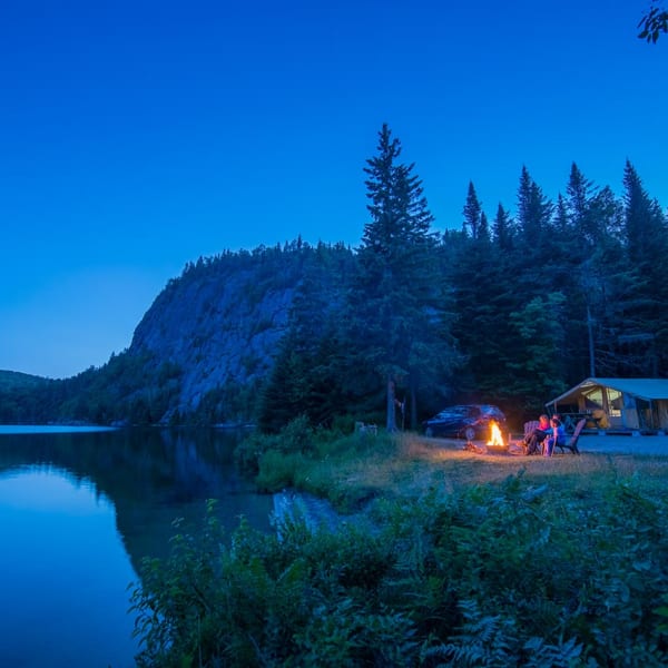Camping de la réserve faunique de Portneuf
