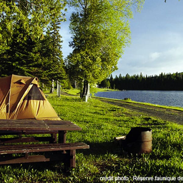 Camping de la réserve faunique de Rimouski
