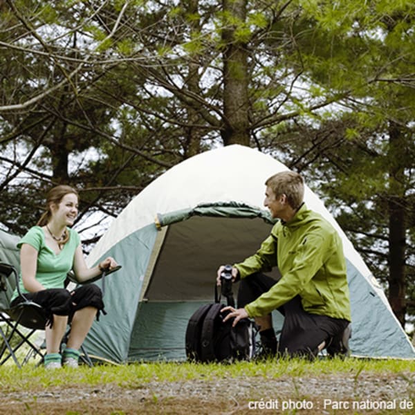 Campground at Parc national de Plaisance