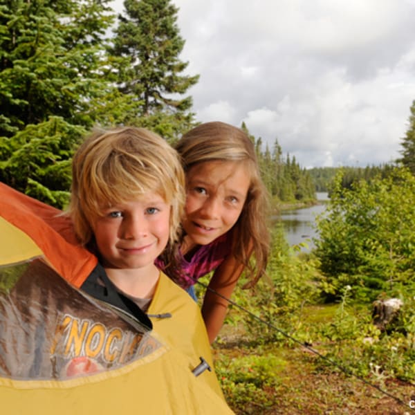 Campground at Parc national des Monts-Valin