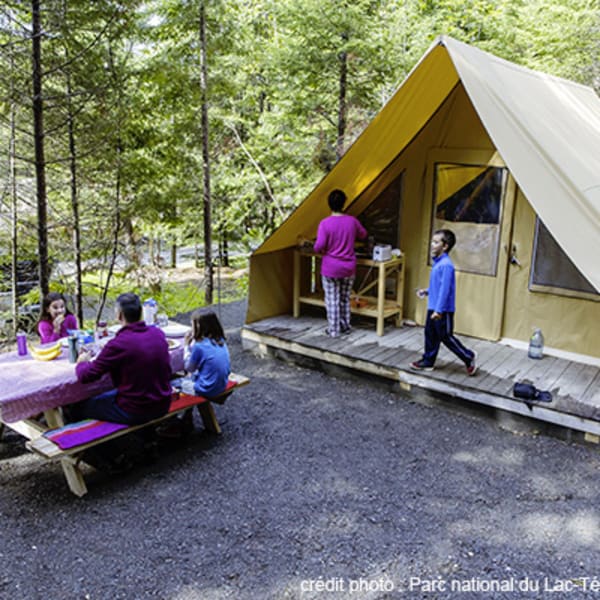 Camping du parc national du Lac-Témiscouata