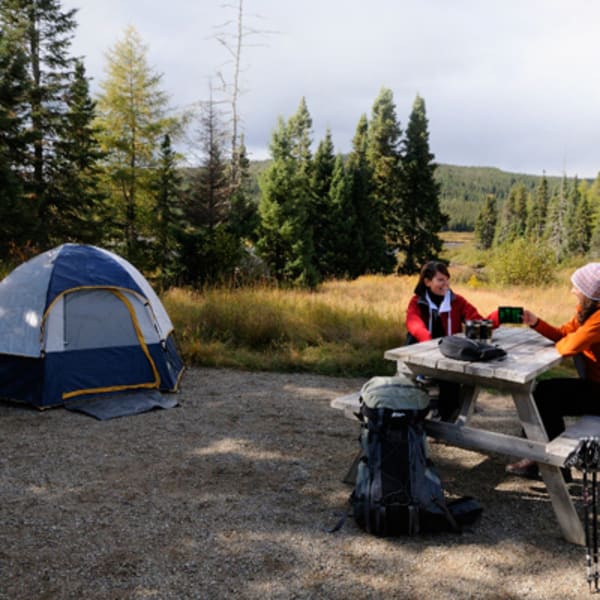 Campground at Parc national des Grands-Jardins